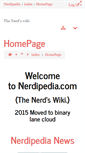 Mobile Screenshot of nerdipedia.com